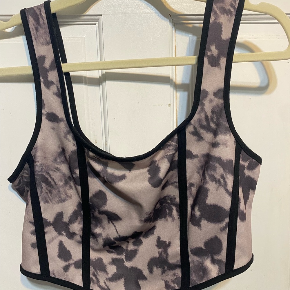 Floral Print Crop Top